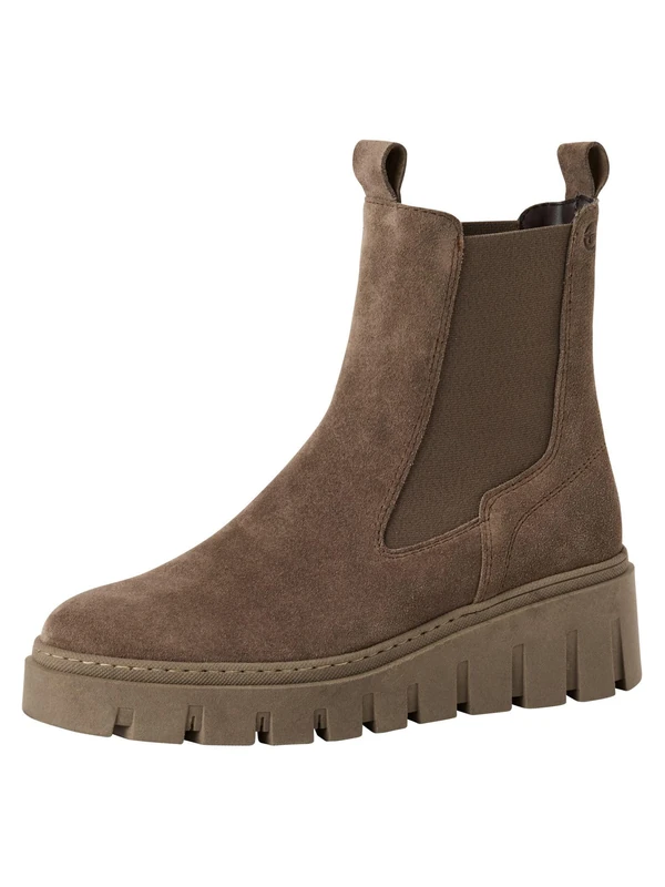 Tamaris Women's Flat Boots, taupe, 39 EU