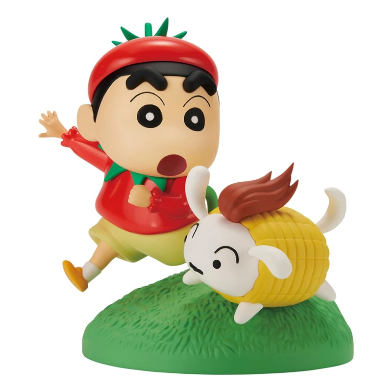 Banpresto Crayon Shinchan Vignette Action Figure - Vegetable Costume - 10 cm - Multicolor BP29160P - Collectible Figure - Optimal for Anime Fans - Image 1