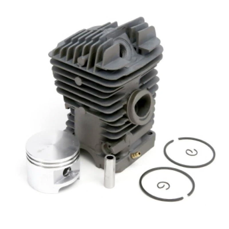 Cylingcolors Cylinder + Piston + Segment Compatible with Stihl MS 390 Chainsaw Diameter 49 mm