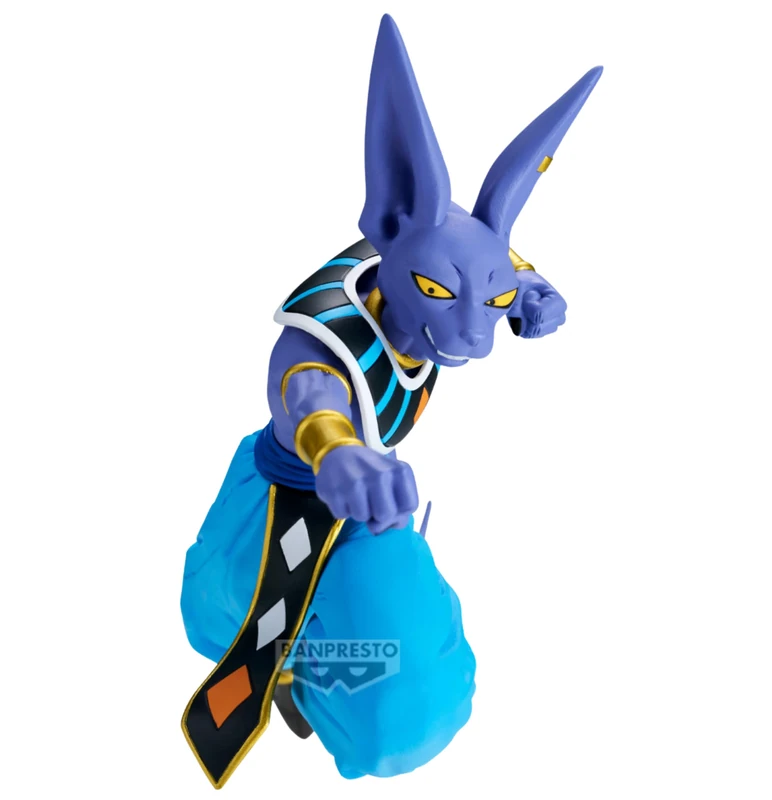 BANPRESTO Beerus (Vs Goku Super Saiyan God) Dragon Ball Super Action Figure - Match Makers 15cm - Multicolor BP29201P - Collectible Figure - Optimal for Anime Fans