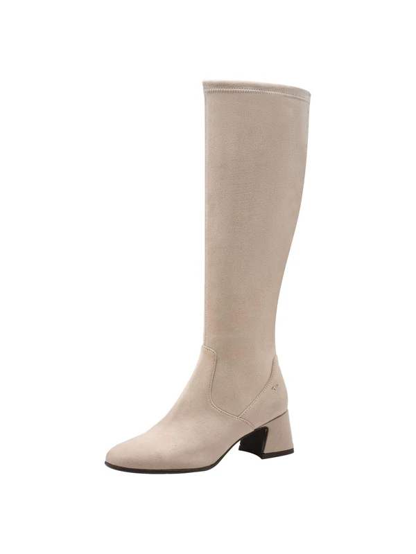 Tamaris Women's Flat Boots, taupe, 3.5 UK - Image 1