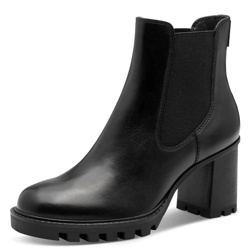 Tamaris Women's Damen Chelsea 1-25371-45 Boot, Black Matte, 5 UK