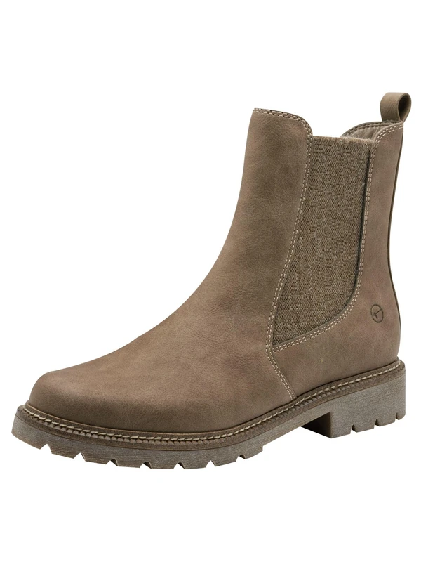 Tamaris Women's Vegan Boots, taupe, 7.5 UK
