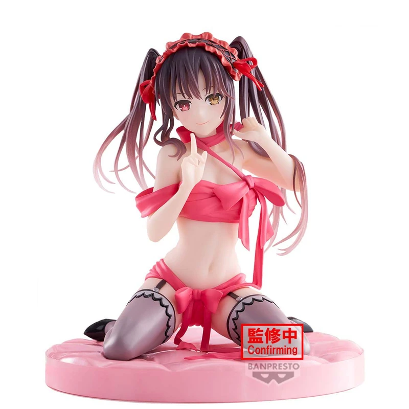Banpresto Kurumi Tokisaki Date A Live Happy Birthday Present Action Figure, 12 cm, Multicoloured, BP29177P, Collectible Figure, Optimal for Anime Fans