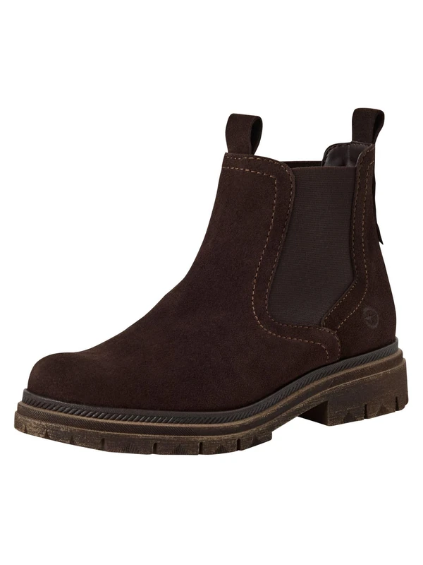 Tamaris Women's Leather Boots, mocha, 9 UK