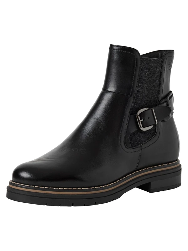 Tamaris Women's Damen Chelsea 1-25345-45 Boot, Black, 6.5 UK