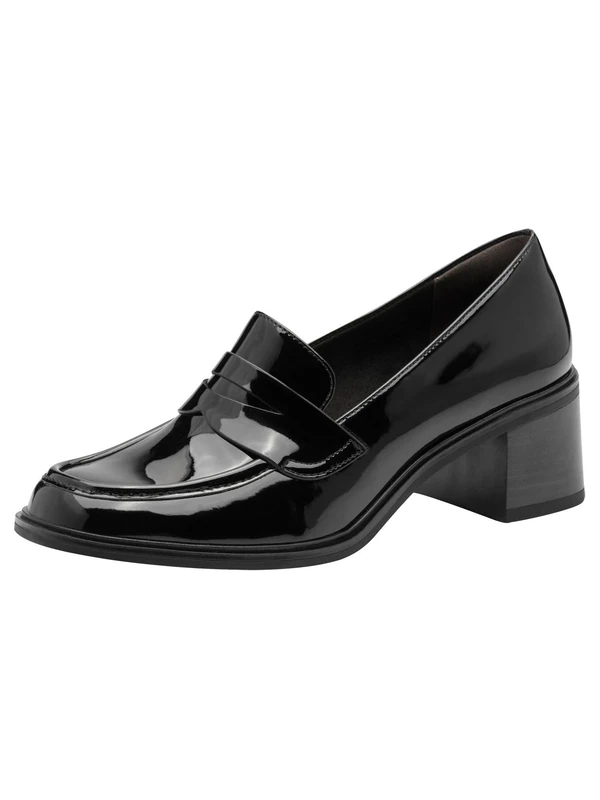 Tamaris Women's Vegan Slippers, Black (Black Patent), 7.5 UK