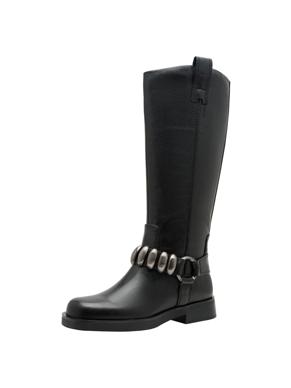 Tamaris Women's Flat Boots, black, 9 UK - Image 1