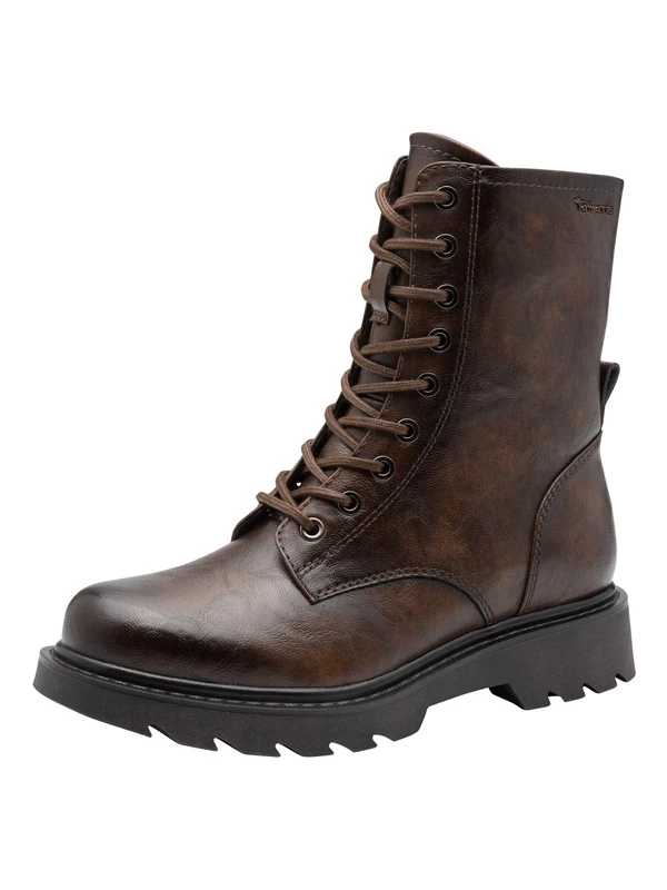 Tamaris Women's Flat Boots, Maroon, 39 EU
