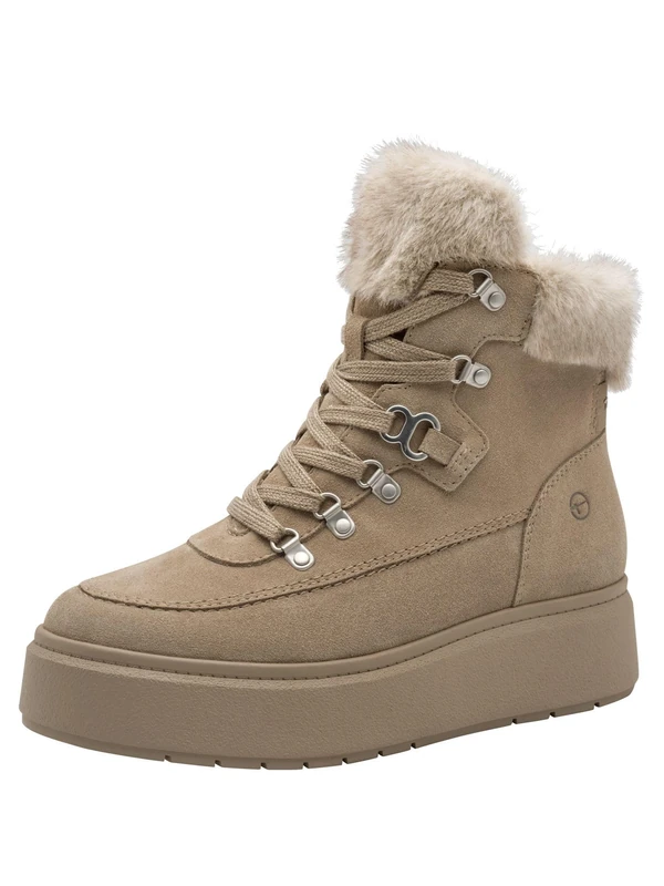 Tamaris Women's WL Lace Boot 1-26291-45 Snow Boots, Antelope, 39 EU, Brown, 7 UK
