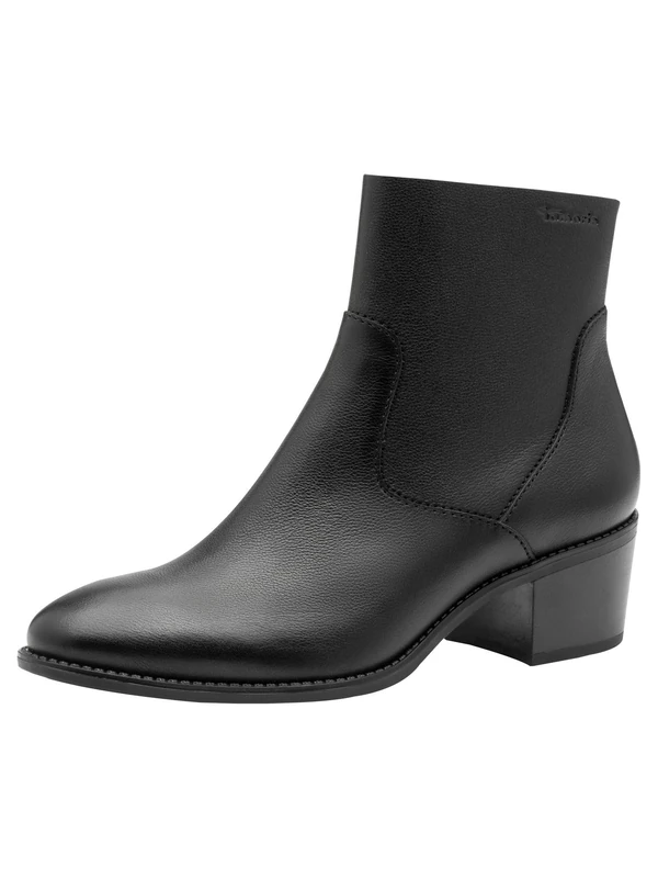 Tamaris Women's Flat Boots, Black (Black Leather), 37 EU