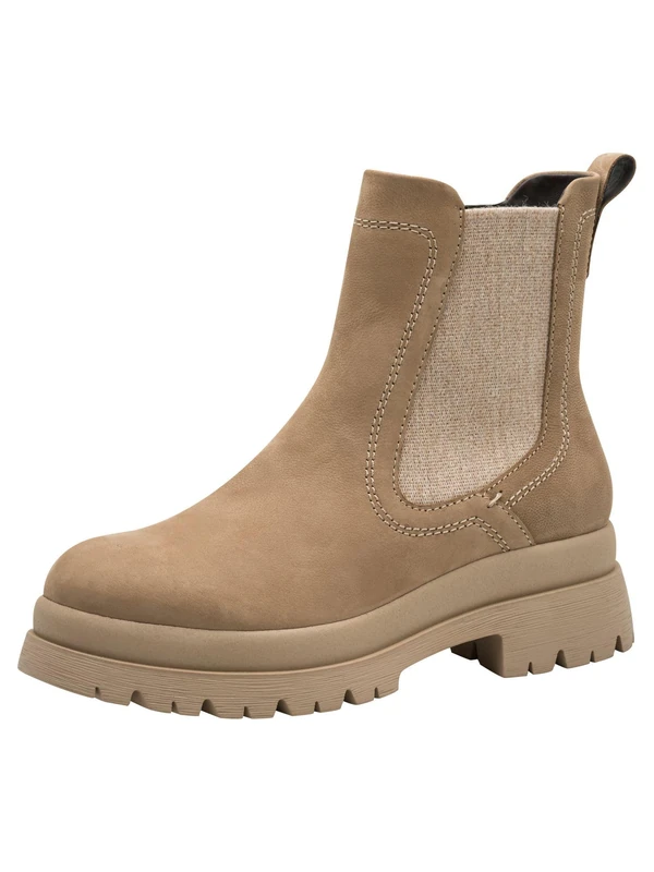Tamaris Women's Damen Chelsea 1-25423-45 Boot, Camel, 3.5 UK