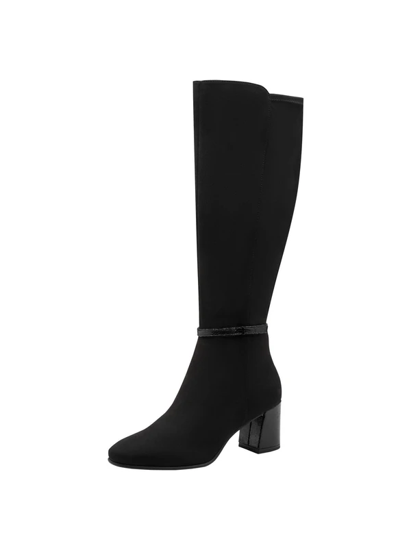 Tamaris Women's Flat Boots, Black (Black Comb), 6.5 UK - Image 1