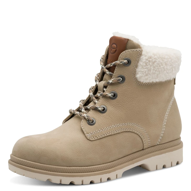 Tamaris Women's Damen Wl Lace Boot 1-26299-45 Snow, Brown, 6.5 UK