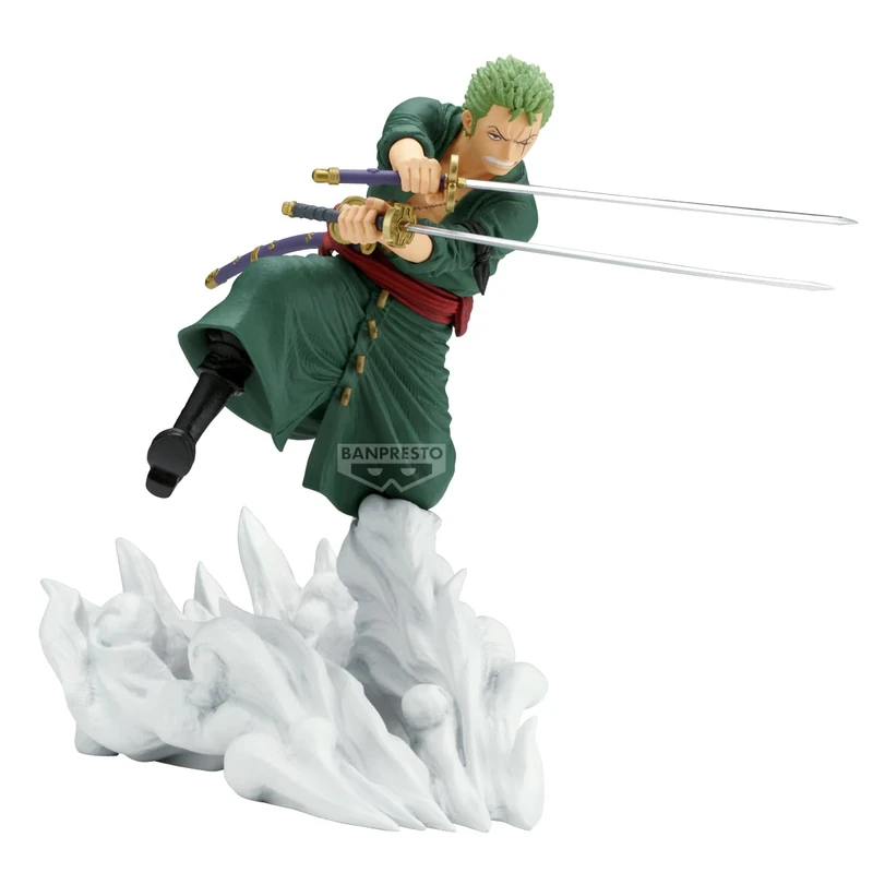 BANPRESTO Roronoa Zoro One Piece Action Figure - Senkozekkei - (Egghead Ver) 15 cm - Multicolor BP29205P - Collectible Figure - Optimal for Anime Fans