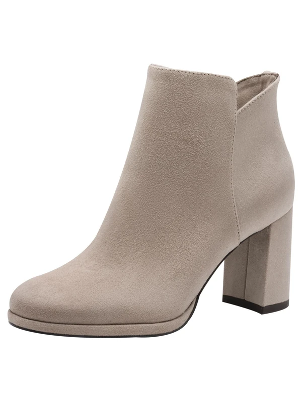 Tamaris Women's Boot Heel 1-25362-45 Ankle Boots, taupe, 8 UK