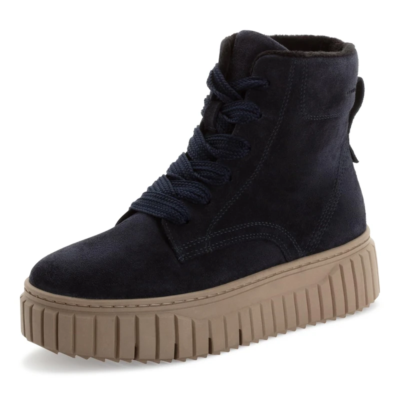 Tamaris Women's Leather Boots, navy, 39 EU