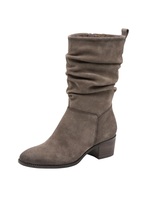 Tamaris Women's Flat Boots, taupe, 6.5 UK