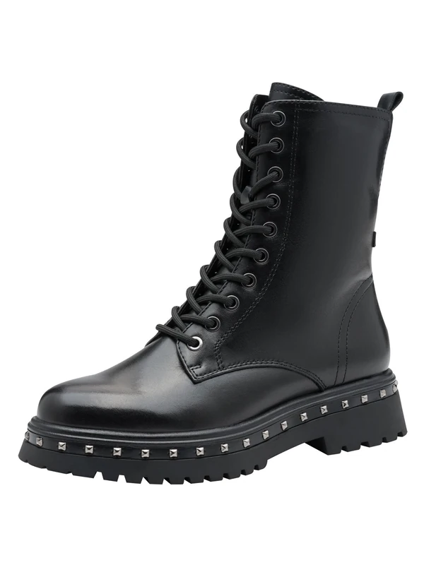 Tamaris Women's Lace Boot Flat 1-25234-45 Ankle Boots, Black, 38 EU, black, 6 UK