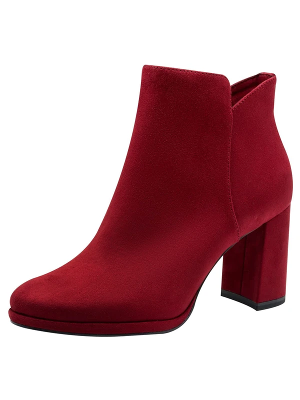 Tamaris Women's Vegan Boots, red, 6.5 UK