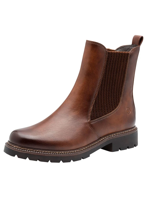 Tamaris Women's Vegan Boots, Cognac, 5 UK - Image 1