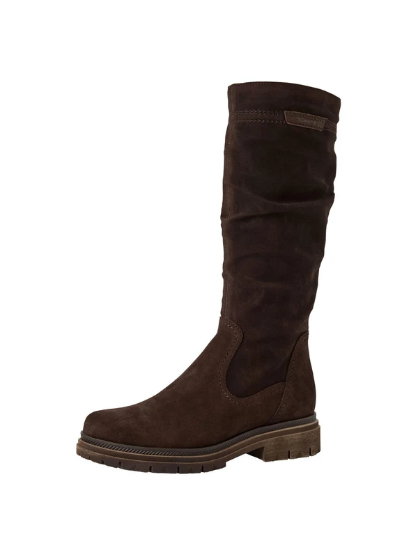 Tamaris Women's Flat Boots, mocha, 6.5 UK