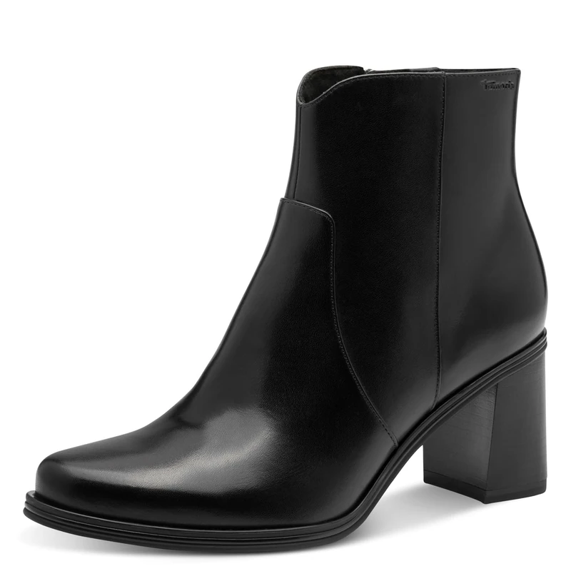 Tamaris Women's Damen Boot Heel 1-25360-45 Ankle, Black, 6 UK