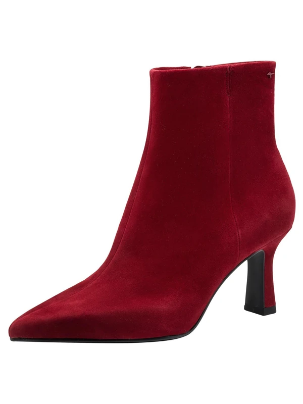 Tamaris Women's Boot Heel 1-25358-45 Ankle Boots, Red, 36 EU, red, 3 UK