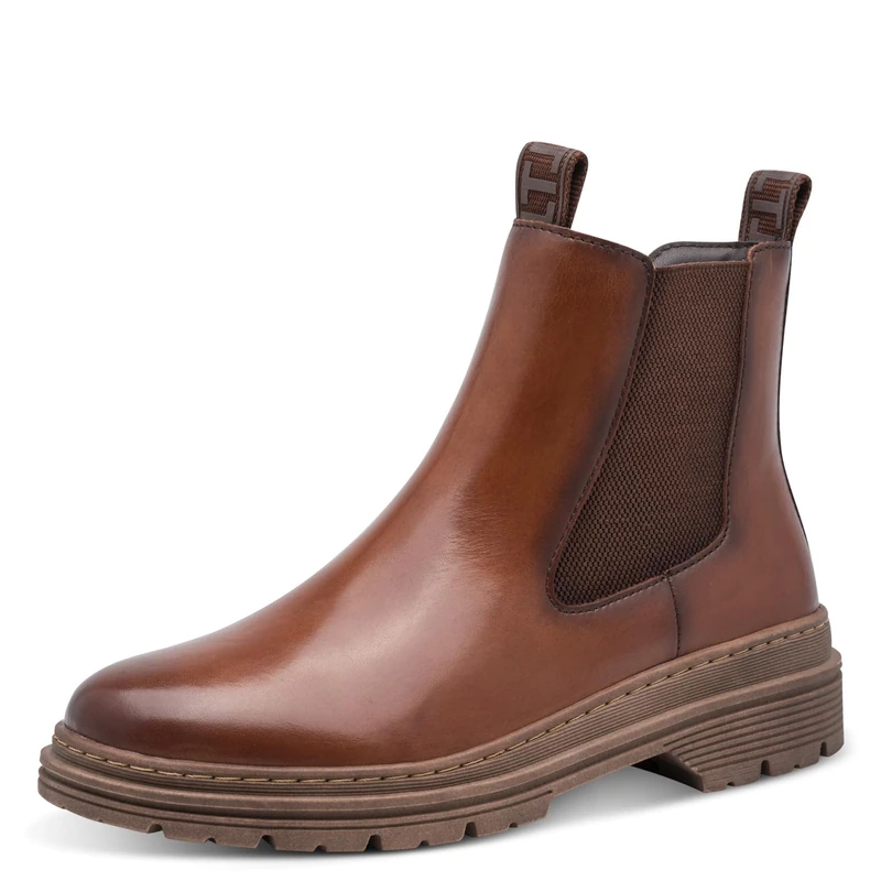 Tamaris Women's Flat Boots, Muscat leather, 39 EU
