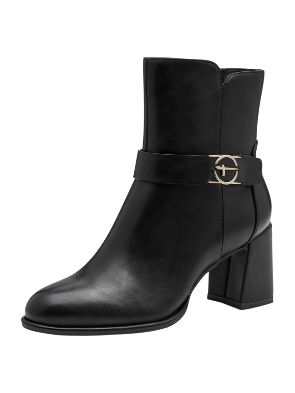 Tamaris Women's Damen Boot Heel 1-25337-45 Ankle, Black, 2.5 UK
