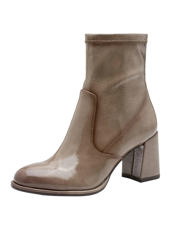 Tamaris 1-25357-41/001 Slip-On Boots Synthetic Women in Black, Taupe patent., 3.5 UK