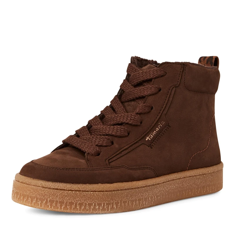 Tamaris Women's Leather Boots, mocha, 7.5 UK