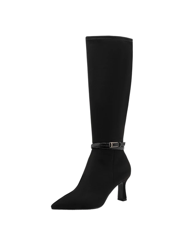 Tamaris Women's Flat Boots, black, 39 EU - Image 1