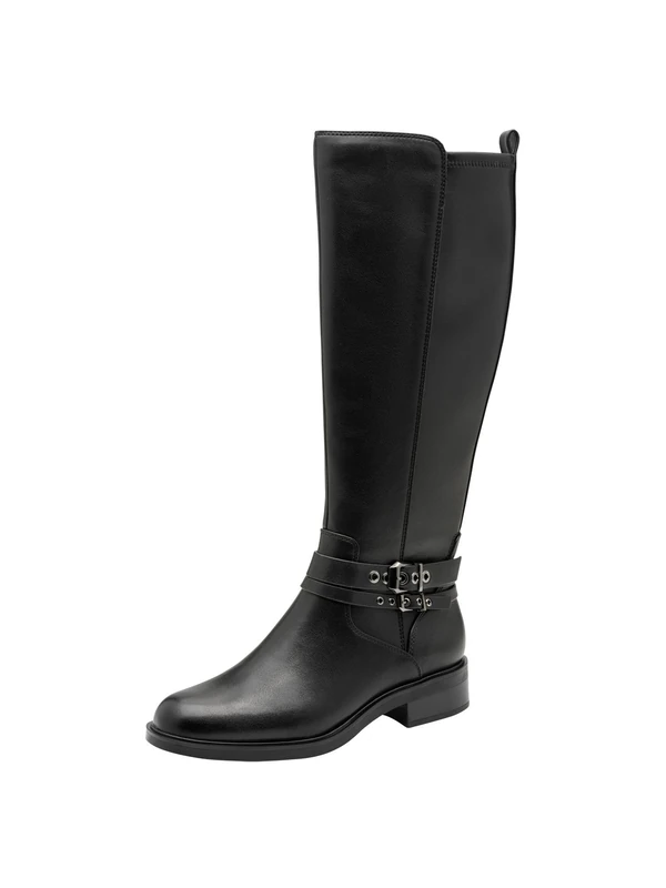 Tamaris Women's Damen Long Boot Flat 1-25612-45 Knee High, Black, 8 UK - Image 1