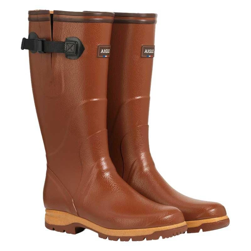 Aigle Terra Pro Vario Knee High Boot Men, Amber, 49 EU
