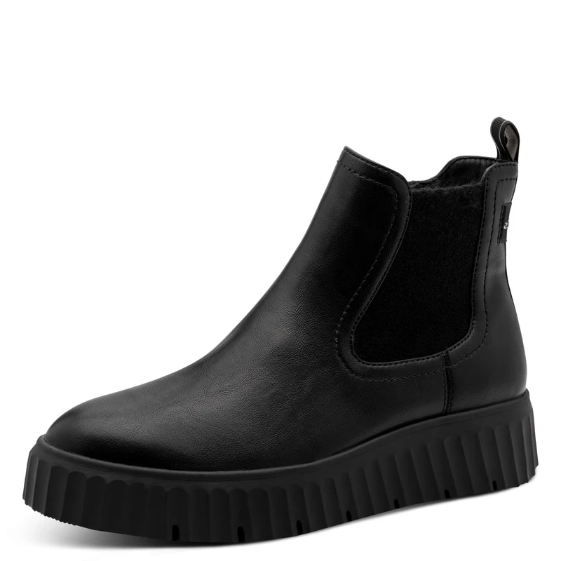 Tamaris Women's Flat Boots, black matte, 7.5 UK