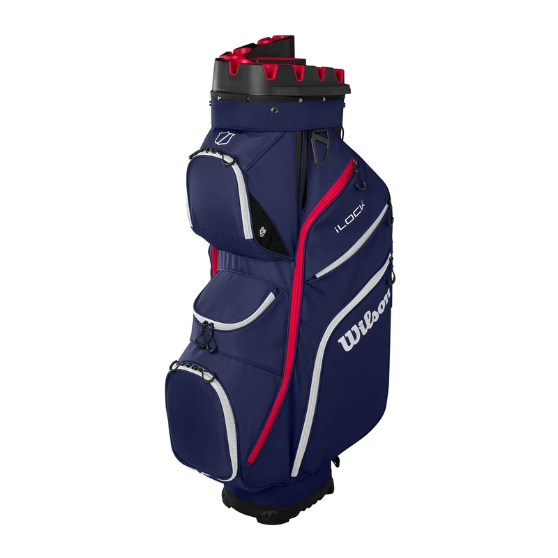 Wilson I-LOCK CART BAG Navy/White/Red
