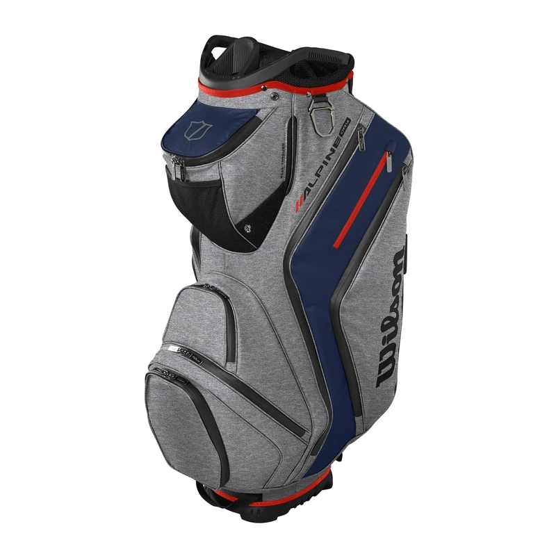 Wilson ALPINE DRY CART 14 NvyGryRd, Gray/Navy/Red, Gray/Navy/Red