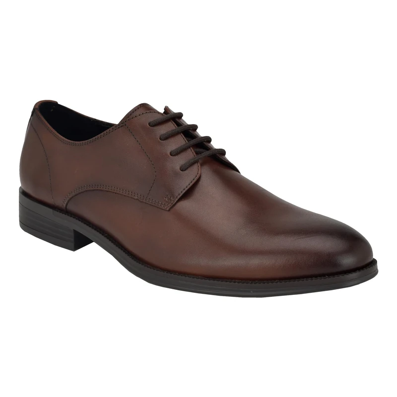 Calvin Klein Men's Jack Oxford, Medium Brown Leather 211, 8 UK - Image 1
