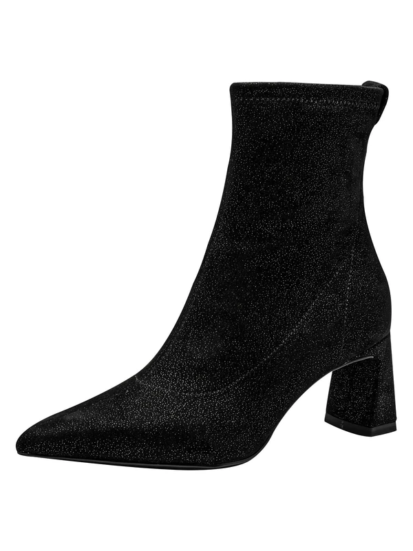 Tamaris Women's Vegan Boots, Black Struct, 37 EU