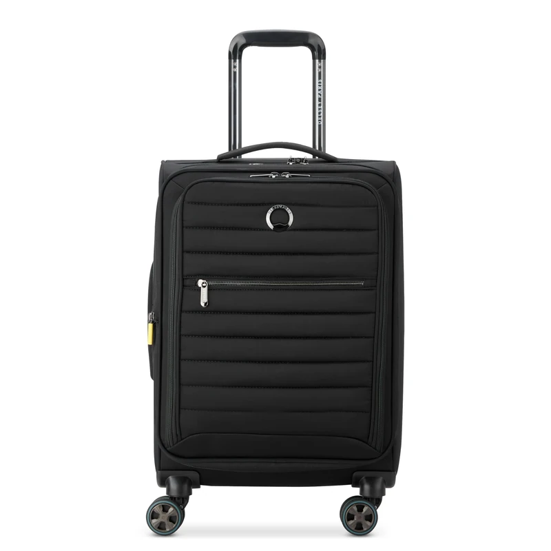 DELSEY PARIS Cruise 3.0 Softside Expandable Luggage with Spinner Wheels, Black, Checked-Large 28 Inch, Cruise 3.0 Softside Expandable Luggage with Spinner Wheels