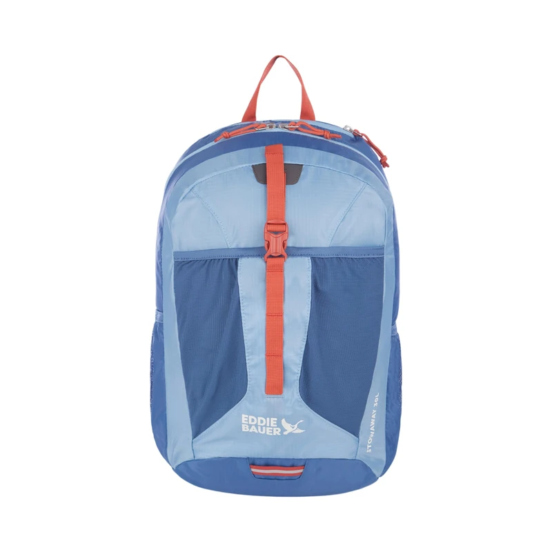 Eddie Bauer Unisex's Stowaway Packable Backpack-Made from Ripstop Polyester Hiking-daypacks, Coast Blue, 30L US