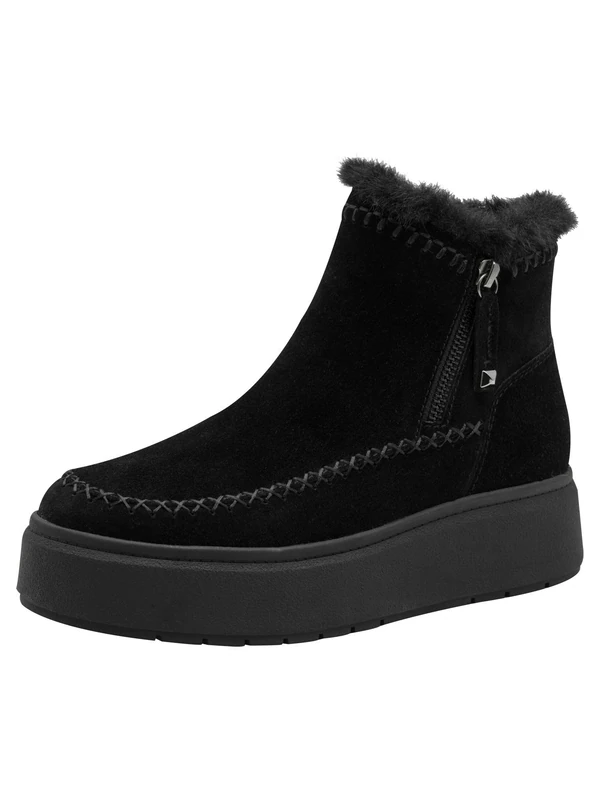 Tamaris Women's Damen Wl Boot 1-26442-45 Snow, Black, 5 UK