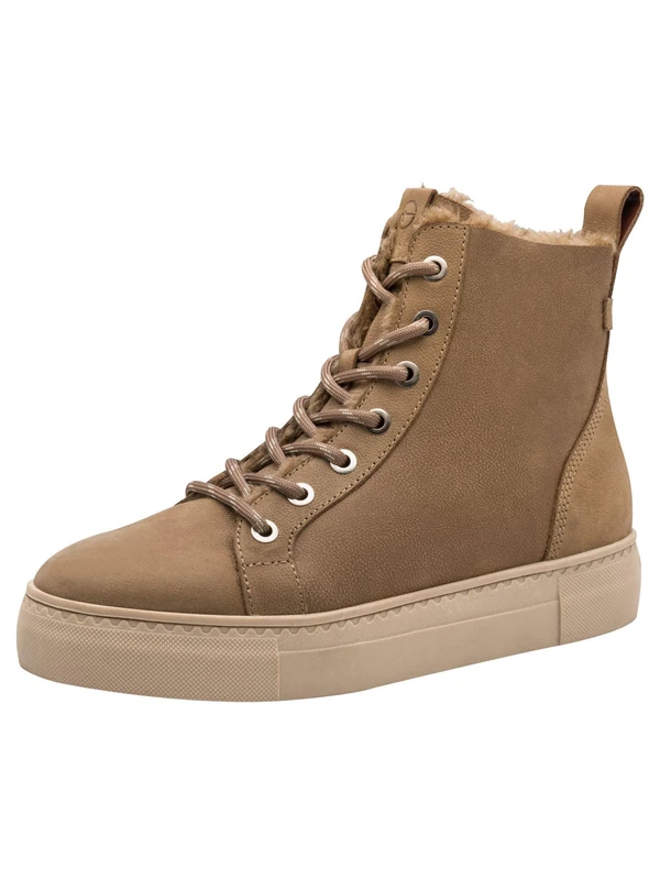 Tamaris Women's Damen Wl Lace Boot 1-26911-45 Snow, Camel, 9 UK