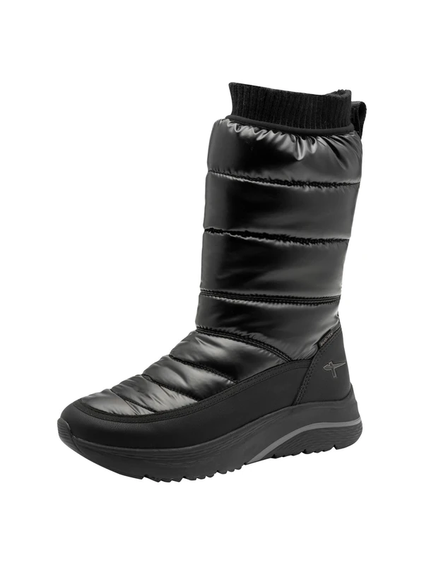 Tamaris Women's Damen Wl Boot 1-26805-45 Snow, Black, 7.5 UK