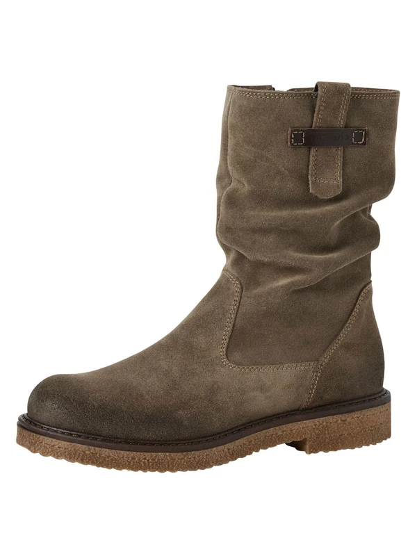 Tamaris Women's Damen Boot Flat 1-25810-45 Ankle, Sage, 5 UK