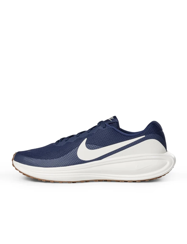Nike Revolution 8 Men's Road Running Shoe HJ9198, Midnight Navy Sail Gum Med Brown, 13 UK