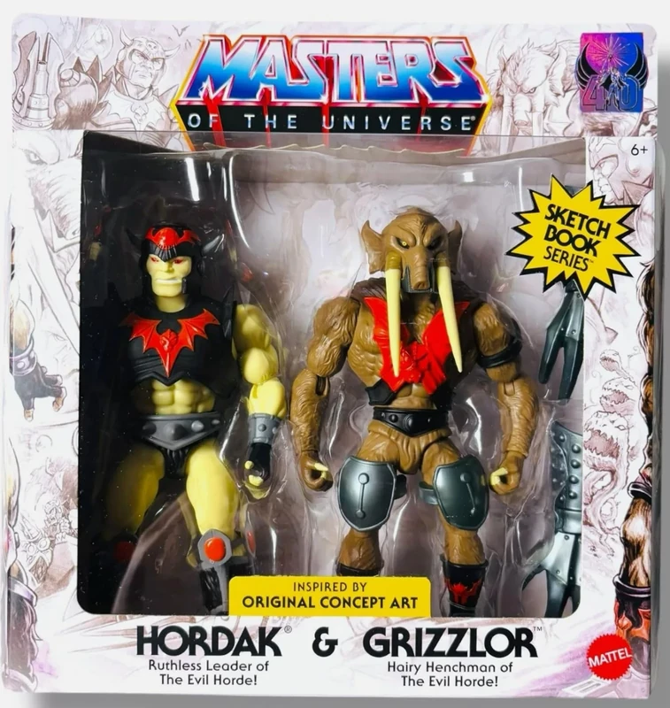 Masters of the Universe Sketch Book Series Hordak & Grizzlor