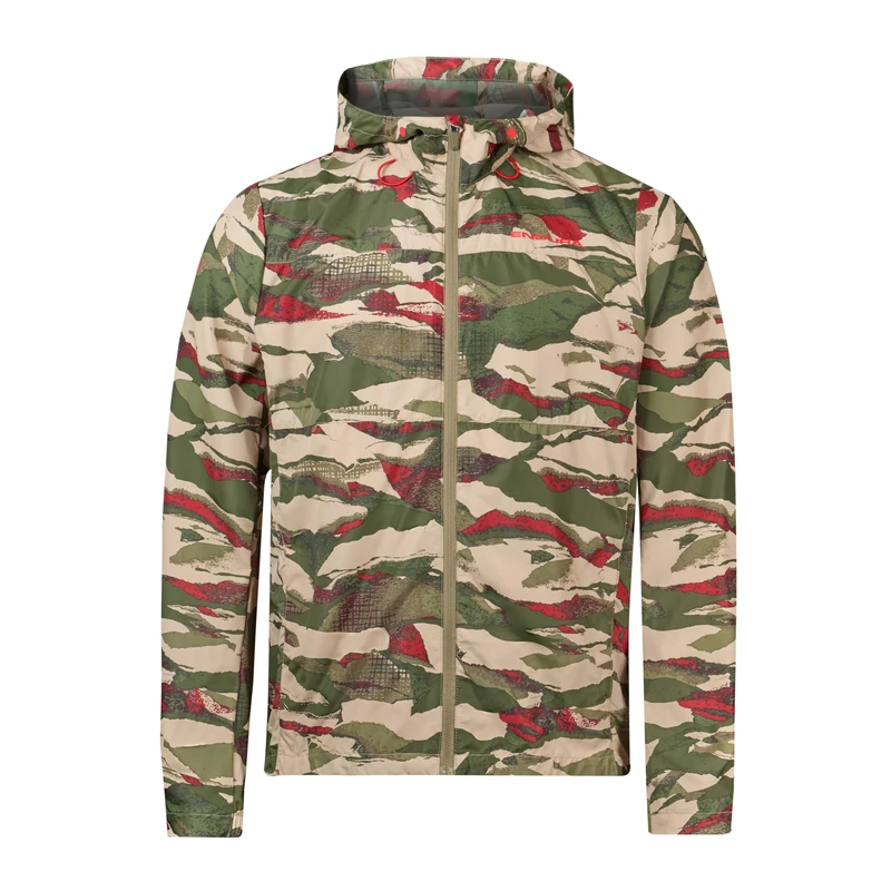 Endura Men's Hummvee Windproof Shell Cycling Jacket |Ultra-Light | Reflective Trims Jacket, Green, L