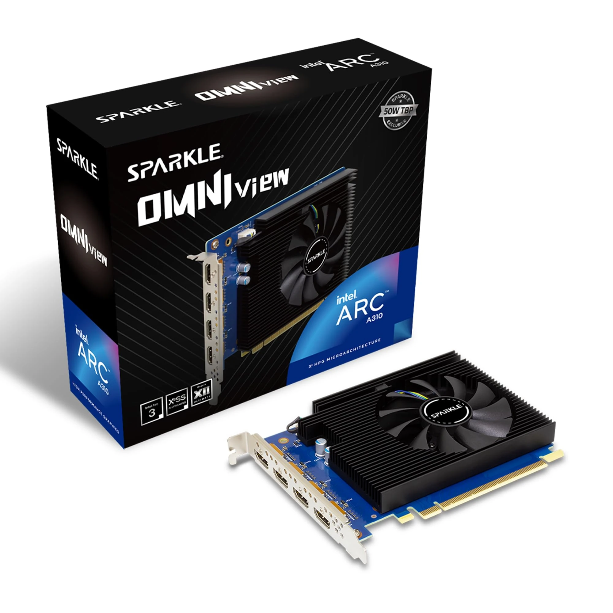 Sparkle Intel ARC A310 4GB Omni View GDDR6 Graphics Card